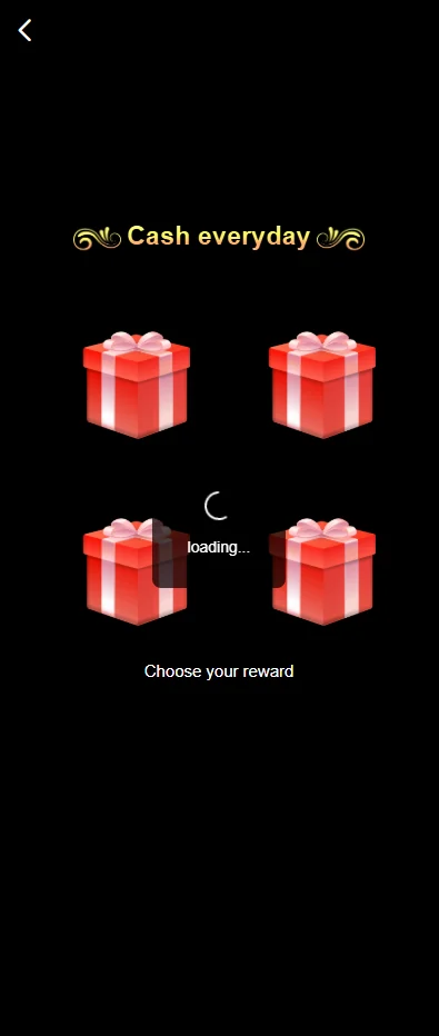 BDG Game cash event reward screen